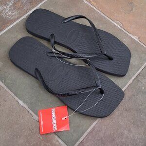 New Havaianas Black Unisex